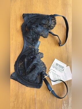 La Perla Black Lace Underwire Bra